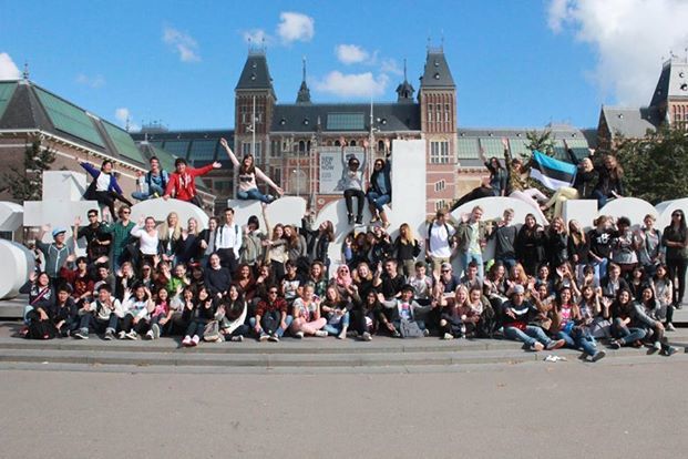 YFU-Austauschschüler in Amsterdam